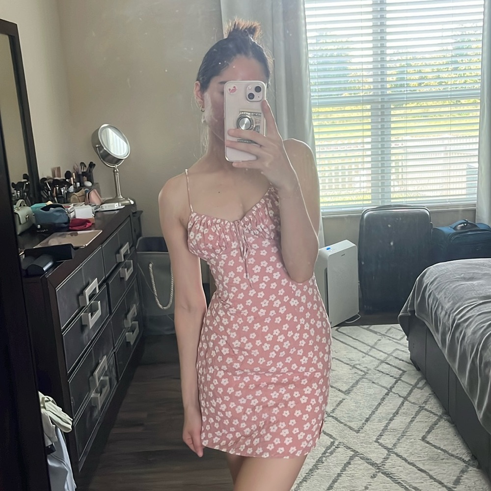 Cotton sabo mini dress